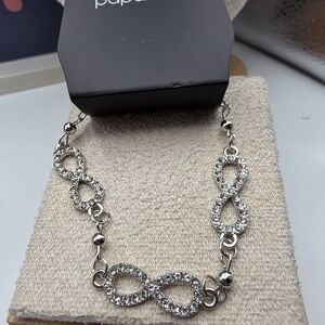 Paparazzi Silver Infinity Bracelet (907)